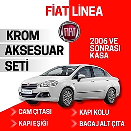 Fiat Linea Avantajlı Krom Set 2006-2012 Arası -4Ürün- Paslanmaz Çelik