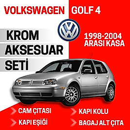 Volkswagen Golf 4 Avantajlı Krom Set 1998-2004 Arası -4Ürün- Paslanmaz Çelik